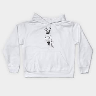 Dalmatian dog Kids Hoodie